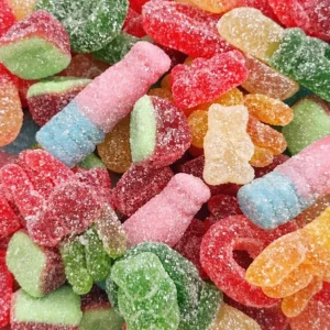 THC infused mixed gummies
