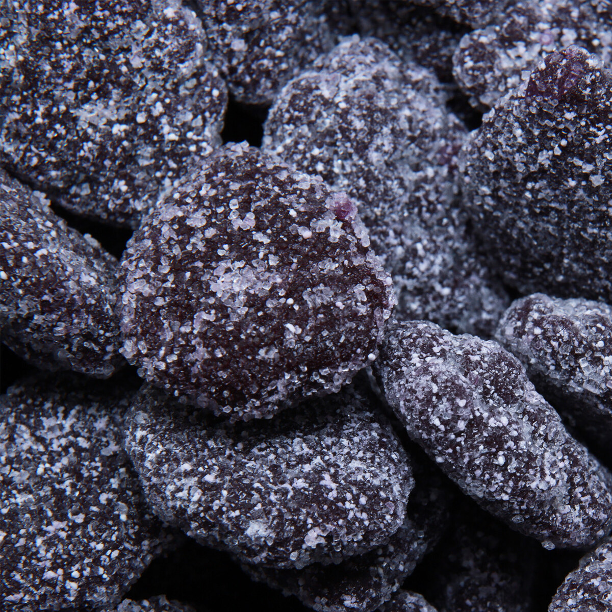 Cannabis Infused Sour Grape THC infused sour grape gummies coated in sour sugar